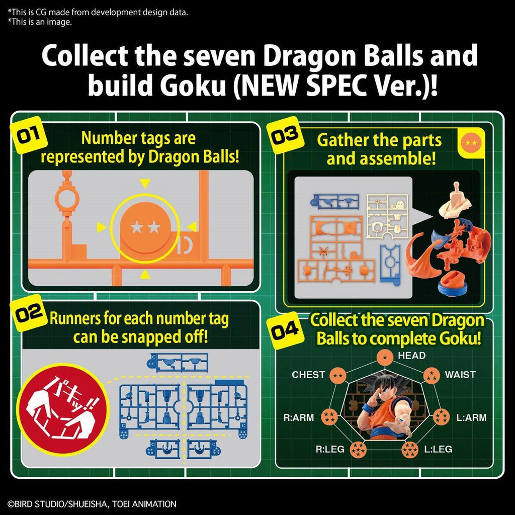 Dragon Ball Z Son Goku V2 Figure-Rise Standard Model Kit - Dragon Novelties 36.99