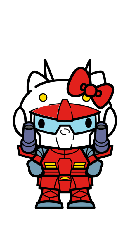 Guncannon Hello Kitty (776-WS) - Dragon Novelties 15.00