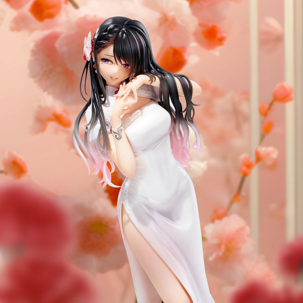 Healing White Dress Chinese Girl Illustration by Mai Okuma - Dragon Novelties
