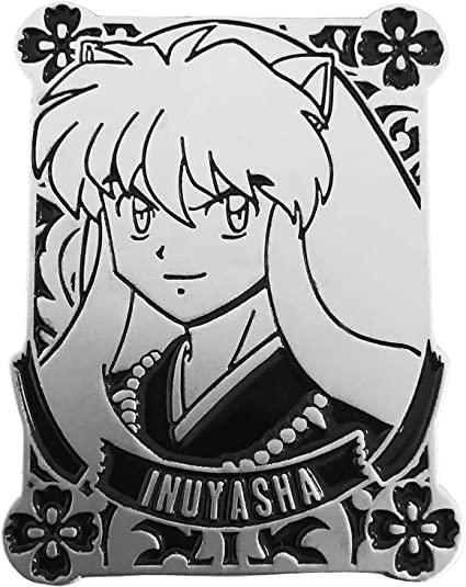 Silver Badge Inuyasha - Inuyasha Collectible Enamel Pin - Dragon Novelties 9.99