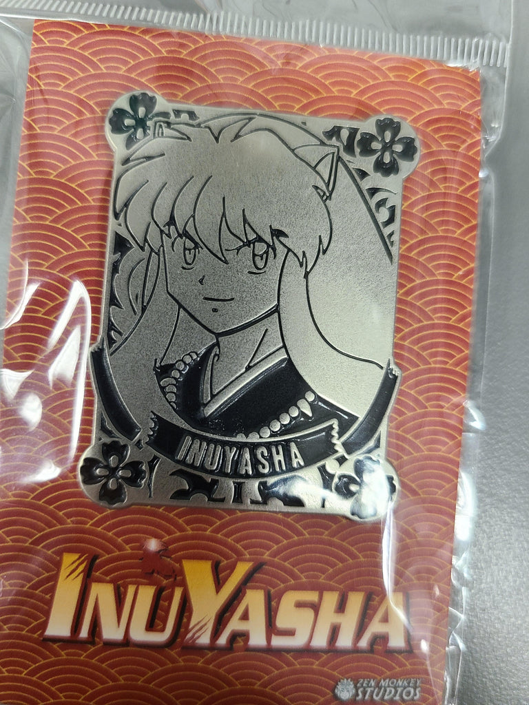 Silver Badge Inuyasha - Inuyasha Collectible Enamel Pin - Dragon Novelties 9.99